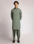 GREY PLAIN KAMEEZ SHALWAR