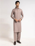 SEMI BROWN FORMAL KAMEEZ SHALWAR