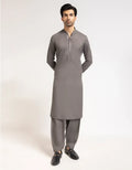 GRAY SEMI FORMAL KAMEEZ SHALWAR