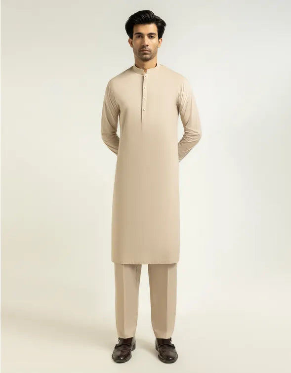 LIGHT BROWN FORMAL KAMEEZ SHALWAR