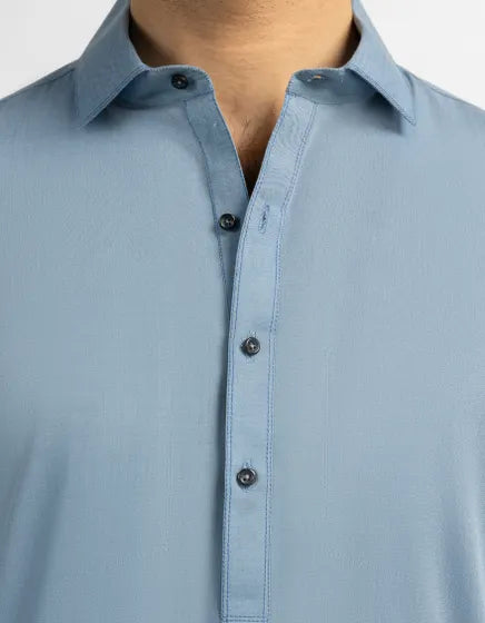 LIGHT BLUE KAMEEZ SHALWAR